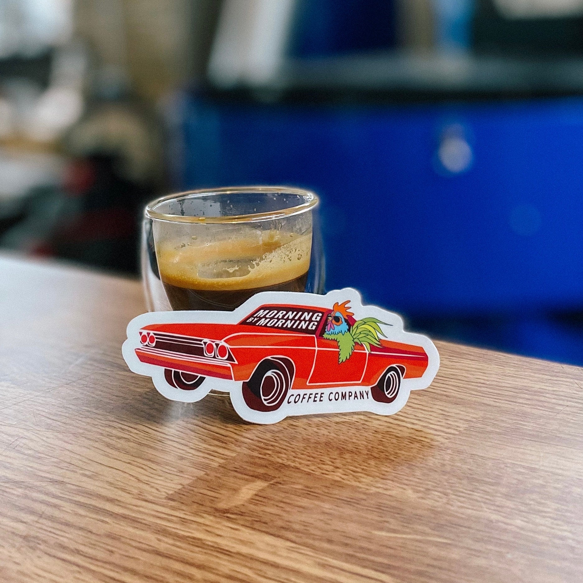 El Camino Sticker Morning By Morning Coffee